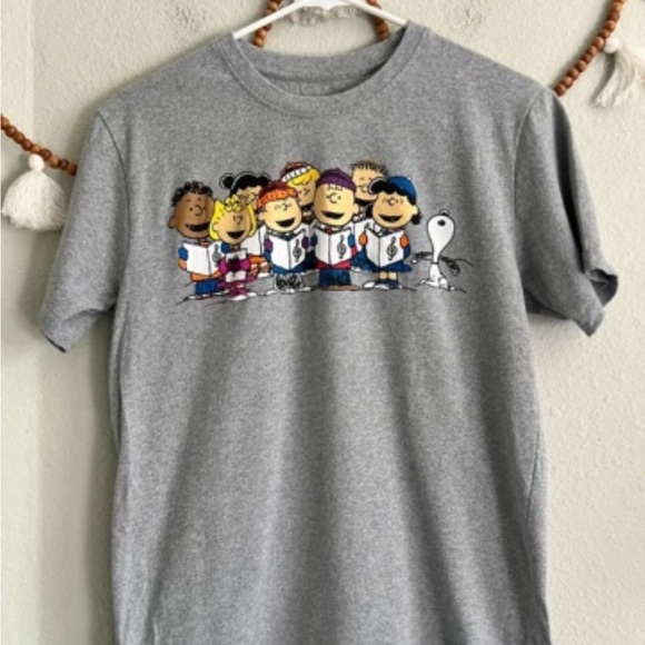Peanuts Other - Peanuts Gray Kids Tee with Colorful Choir Graphic